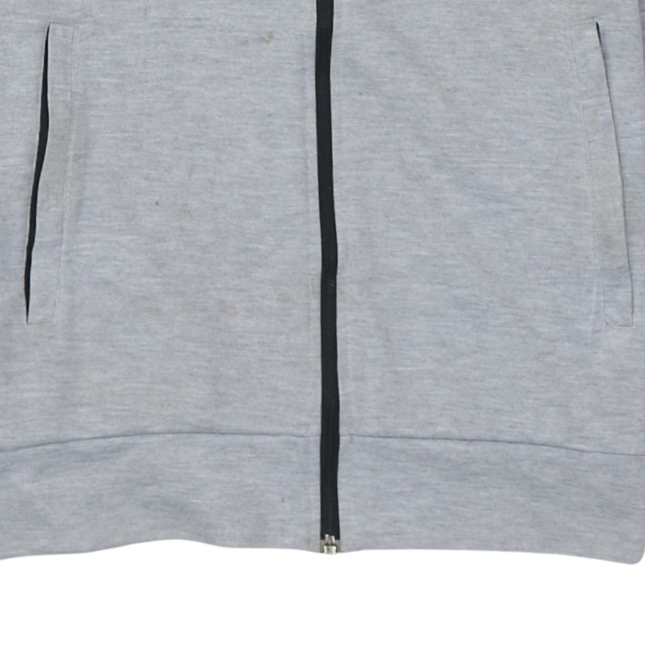 Adidas Men's Grey Full Zip Hoodie S Sportswear