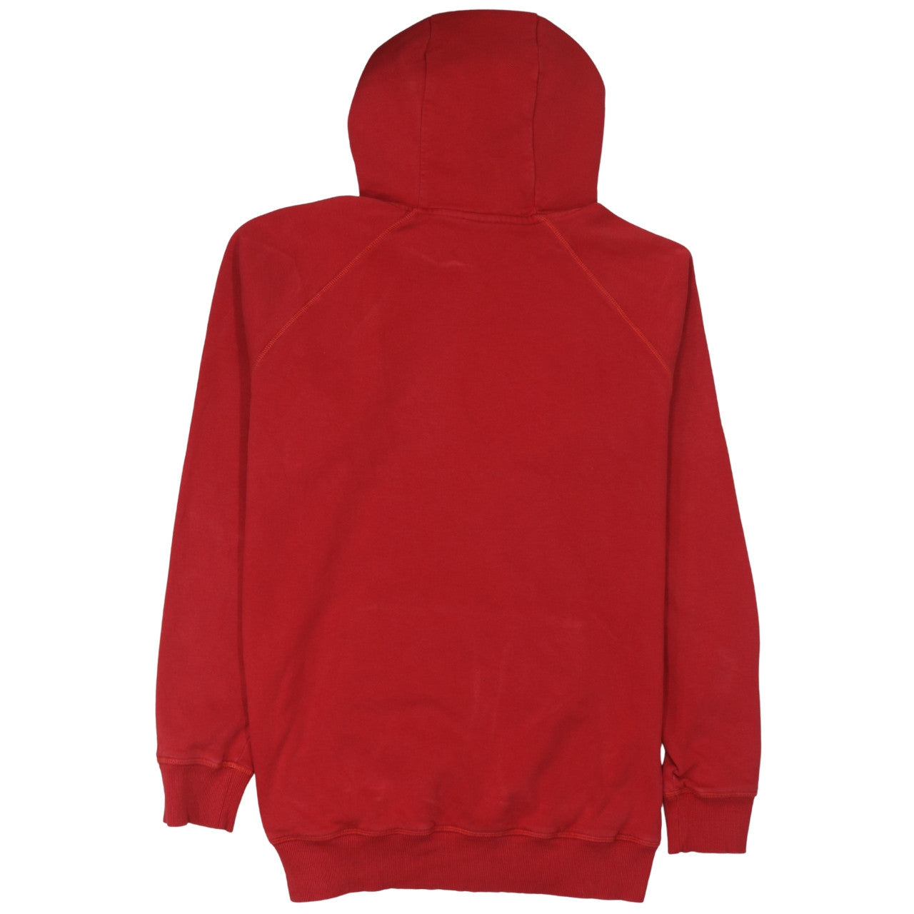 Gymshark Mens Red Pullover Hoodie Size M Regular Fit Sportswear