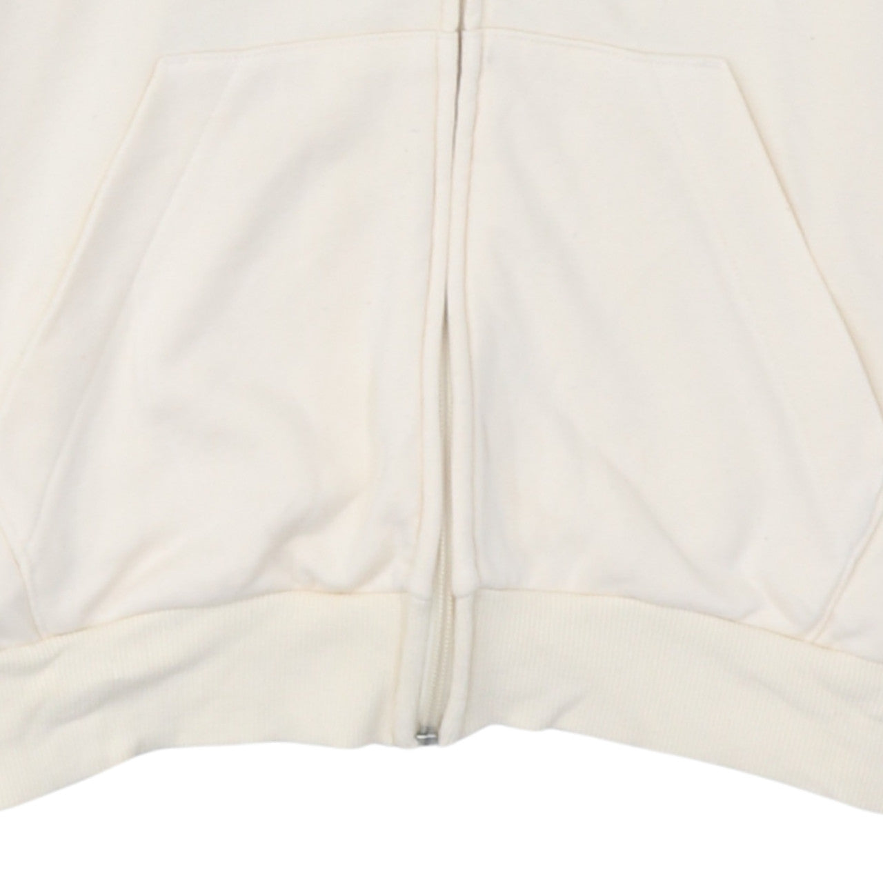 Adidas Women Beige Full Zip Hoodie Sweatshirt XL