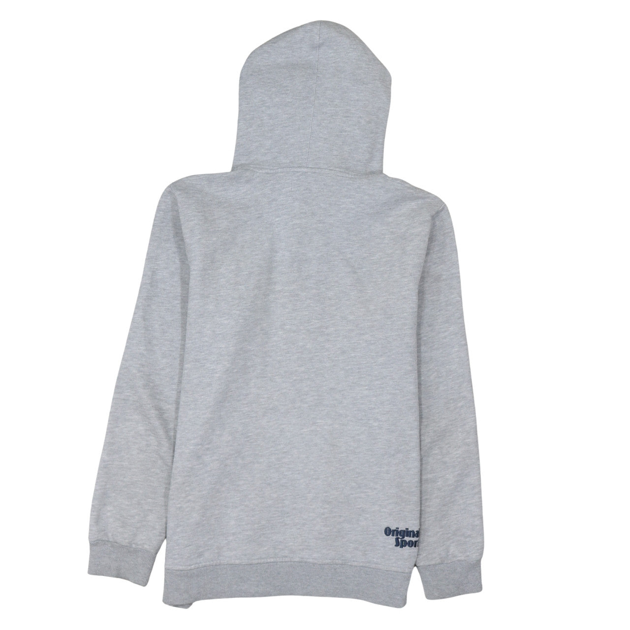 Adidas Men's Grey Pullover Hoodie M Regular Fit Sports Fleece