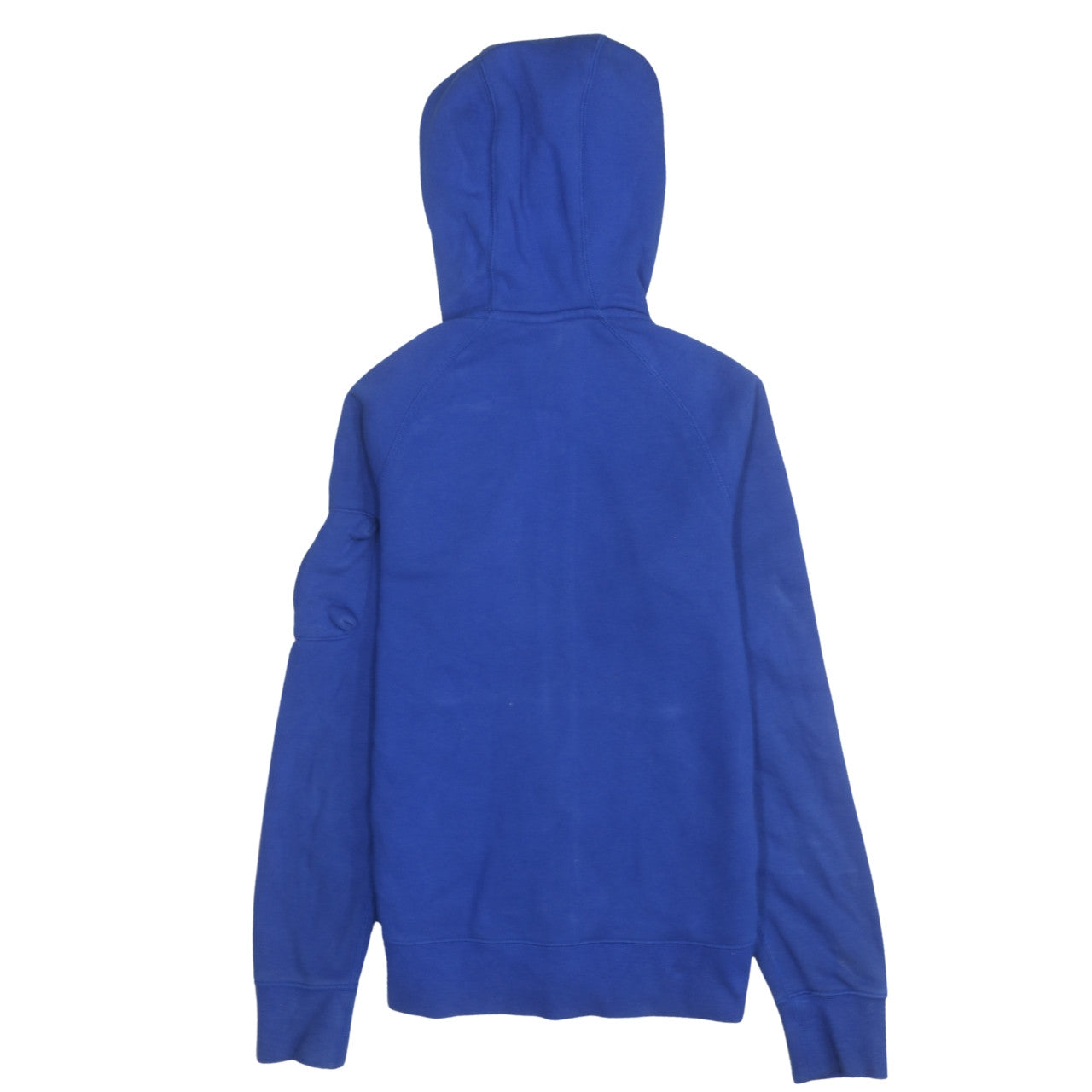 Nike Men's Blue XS Full Zip Cotton Hoodie with Logo