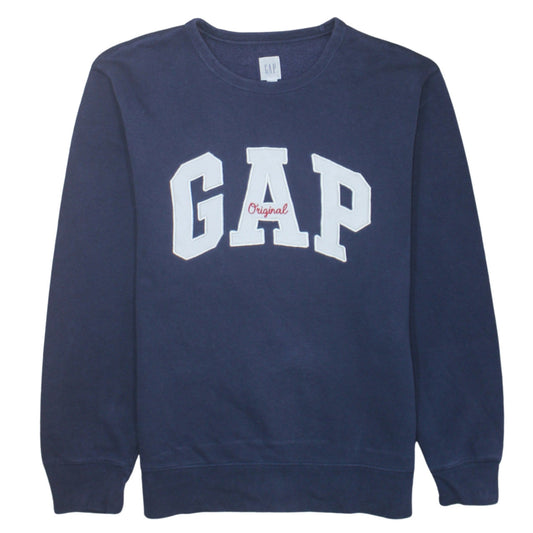 GAP Men's Blue Original Logo Pullover Sweatshirt Size M