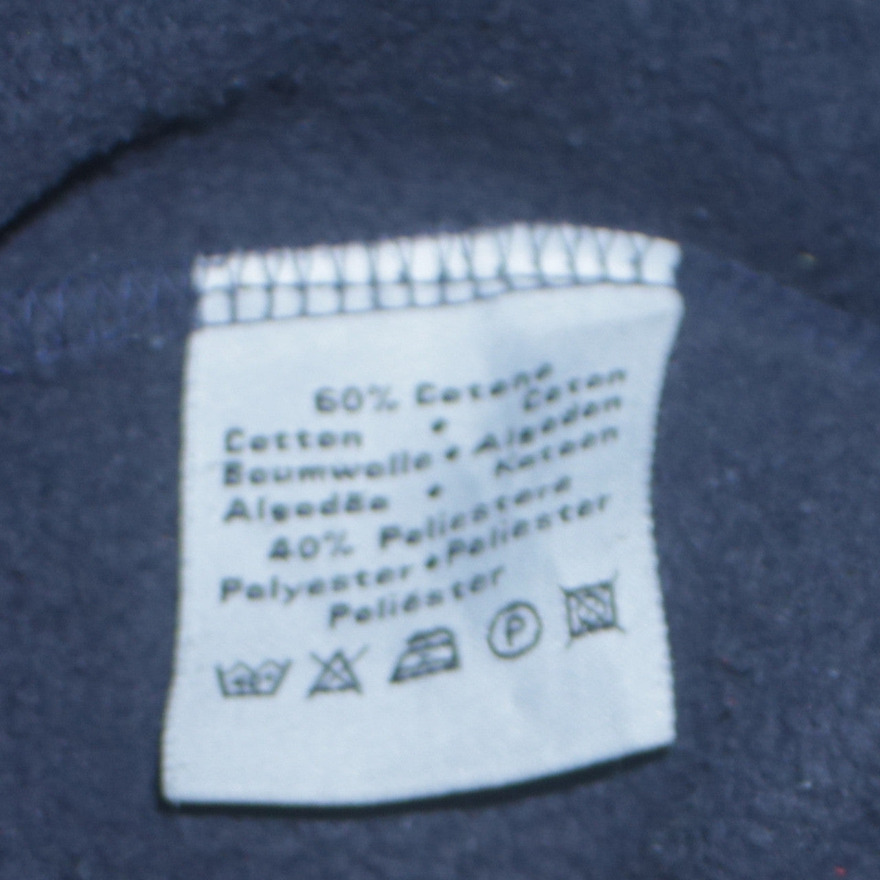 Kappa Men Blue Logo Pullover Sweatshirt Small Crew Neck