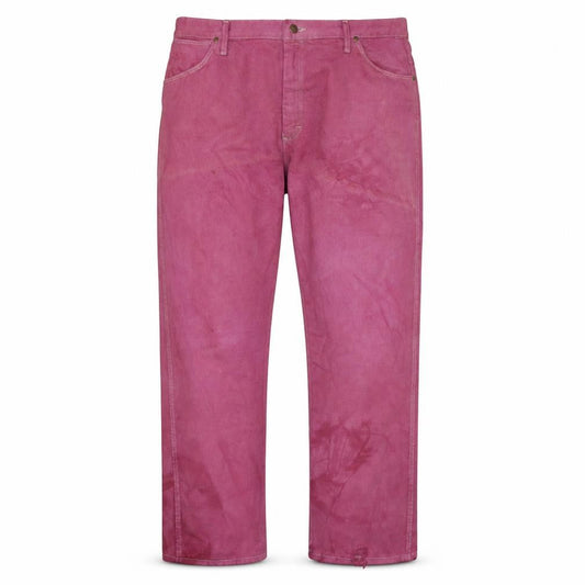 Wrangler Men's Pink Straight Leg Jeans 40x32 Cotton Denim Classic