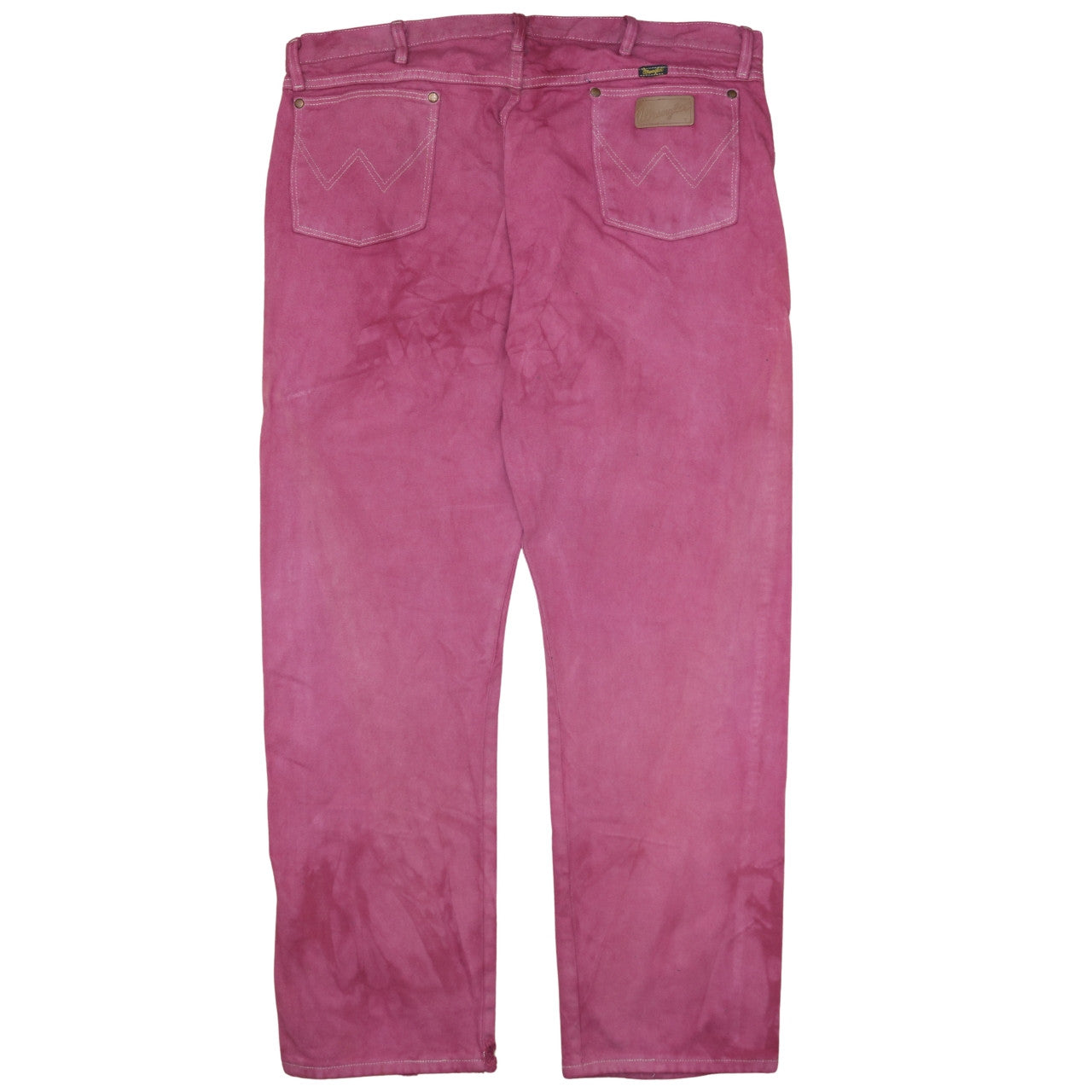Wrangler Men's Pink Straight Leg Jeans 40x32 Cotton Denim Classic