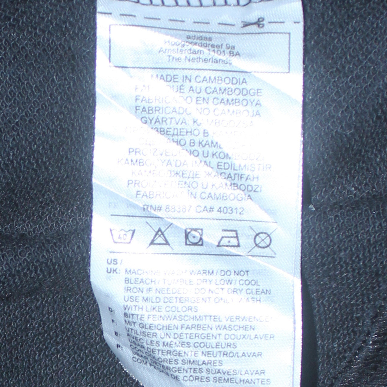 Adidas Women Black Full Zip Hoodie Medium UK 12-14 Cotton Blend