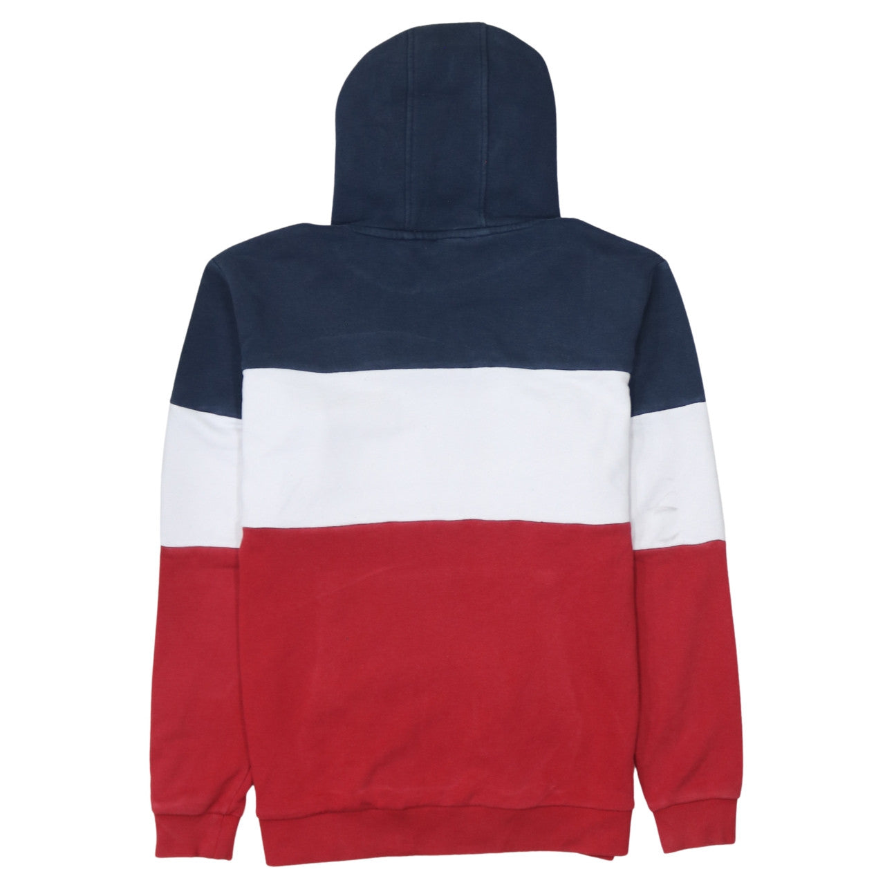 Fila Boys Red White Blue Pullover Hoodie 13-14 Years Cotton Blend Colourblock