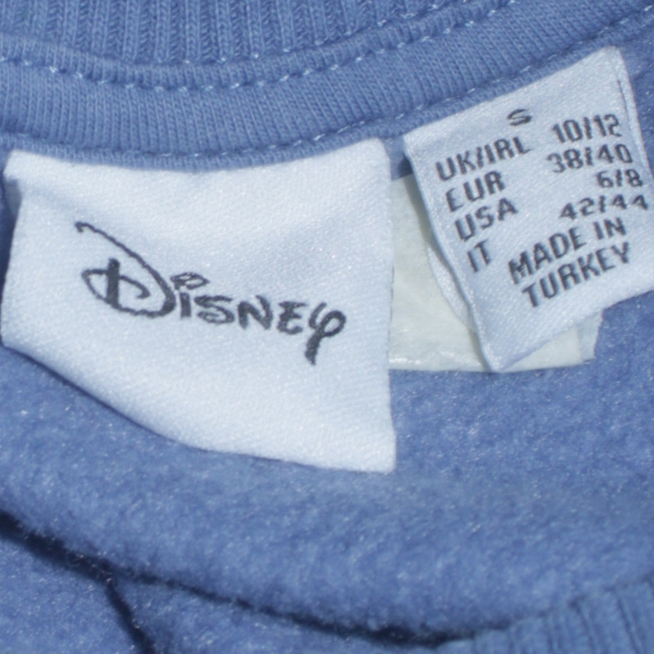 Disney Primark Womens Blue Stitch Sweatshirt Size Small 10/12 Pullover