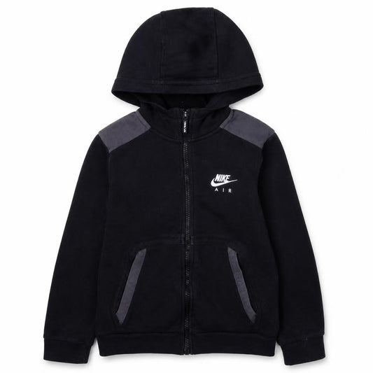 Nike Boys Black Full Zip Hoodie Sweatshirt - Size S () 7-8 Years