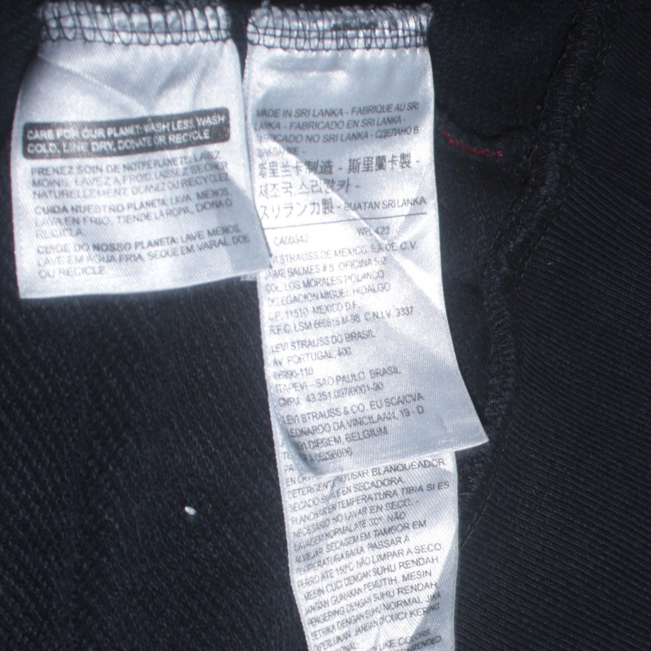 Levi's Mens Black Pullover Hoodie L Logo Graphic Sweatshirt