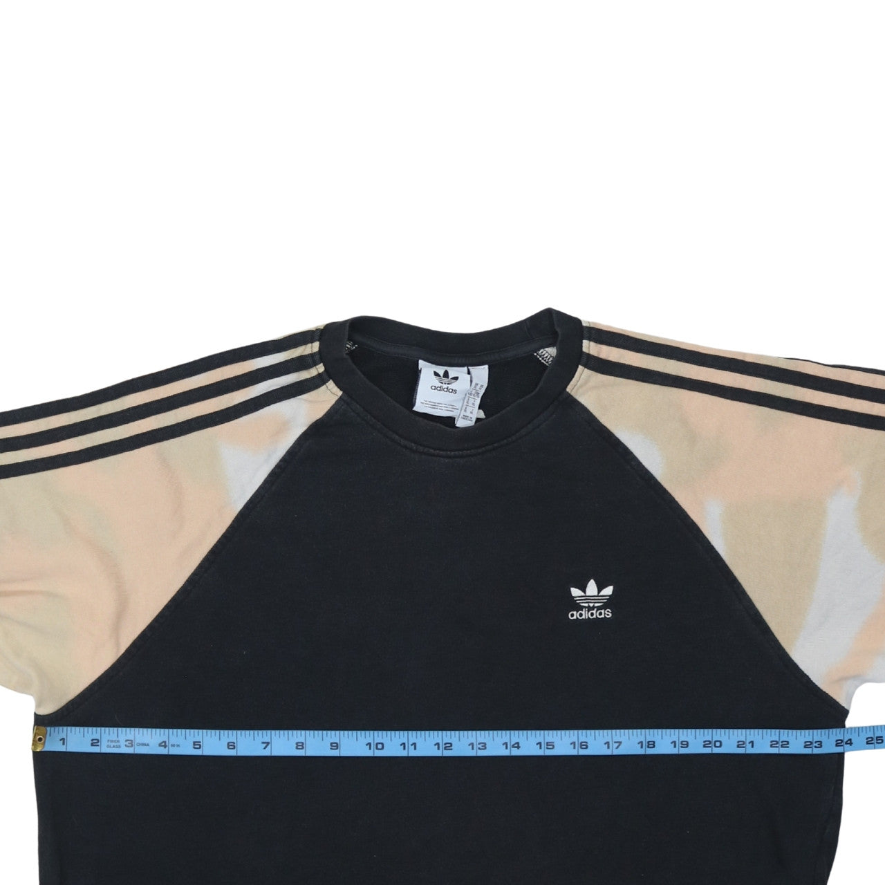 Adidas Men's Black XL Pullover Sweatshirt with Logo Striped Long Sleeves