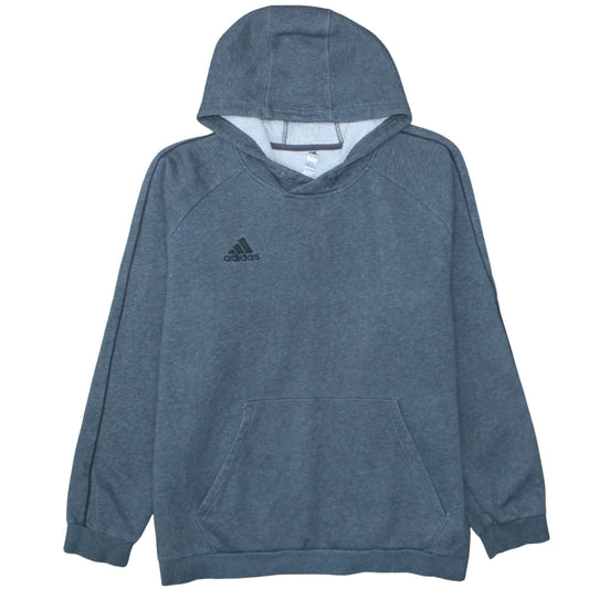 Adidas Men’s Grey XL Pullover Hoodie Fleece Sweatshirt