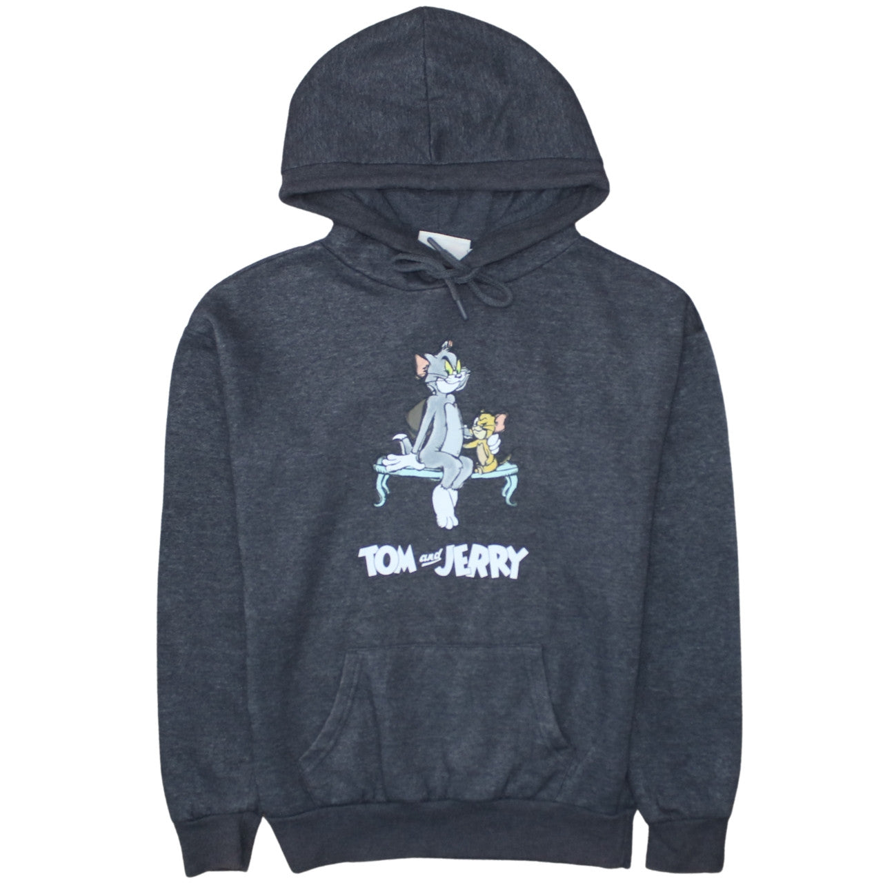 Primark Women’s Charcoal Tom and Jerry Pullover Hoodie 2XS