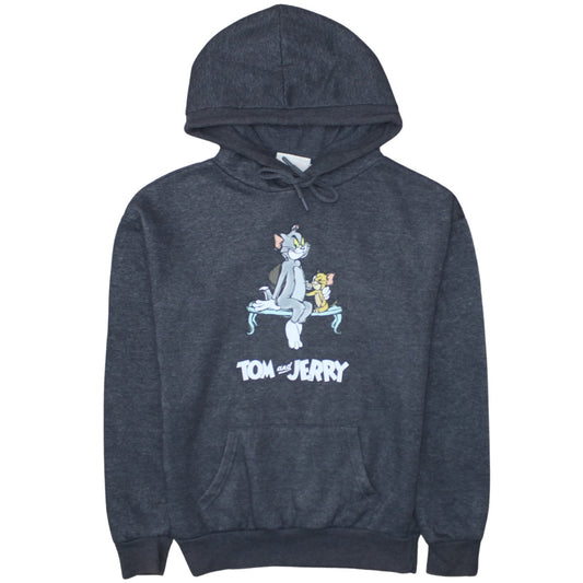Primark Women’s Charcoal Tom and Jerry Pullover Hoodie 2XS
