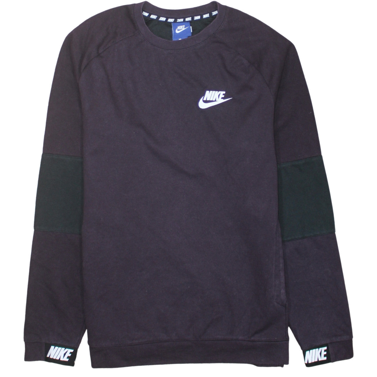 Nike Men's Black Pullover Crew Neck Sweatshirt Size M