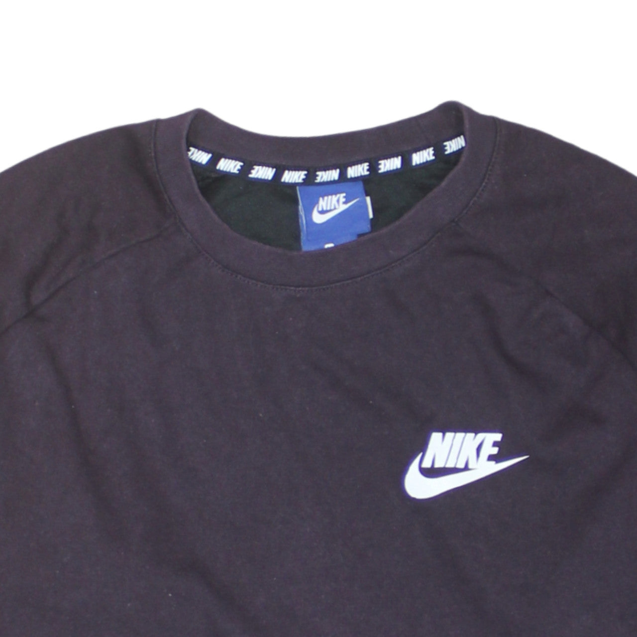 Nike Men's Black Pullover Crew Neck Sweatshirt Size M