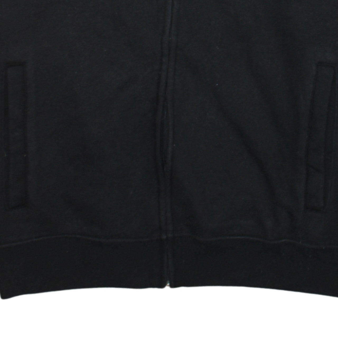 Champion Men's Black Small Track Jacket Full Zip Cotton Blend