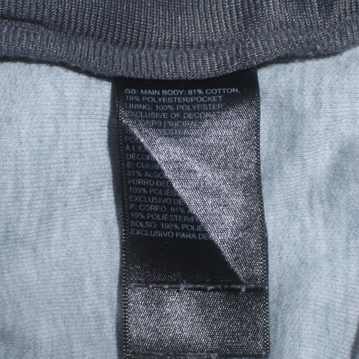 The North Face Boys Grey Colourblock 1/4 Zip Hoodie XL Cotton Blend