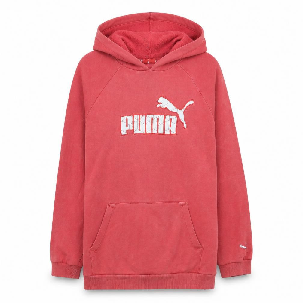 Puma Women’s Pink Pullover Hoodie Sweatshirt Size 14 UK Cotton Blend