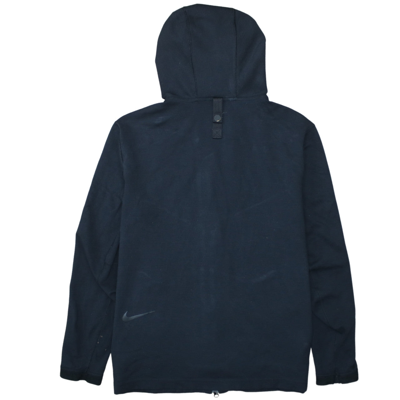 Nike Men's Black Full Zip Hoodie M Viscose Blend Casual Sportswear
