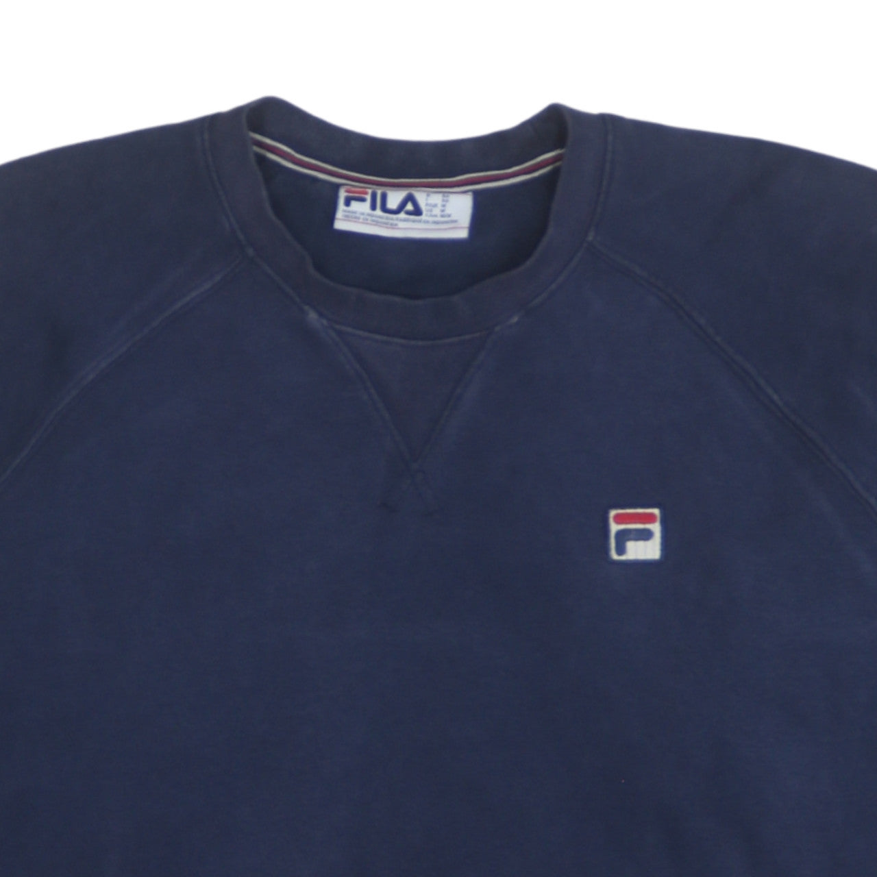 FILA Men's Blue Crew Neck Pullover Sweatshirt Size M