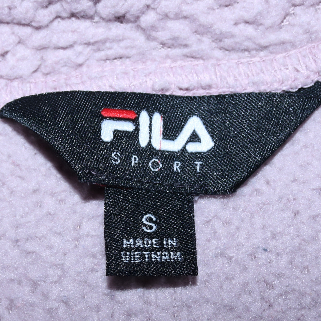 Fila Women Pink Fleece Full Zip Sport Jacket Size S