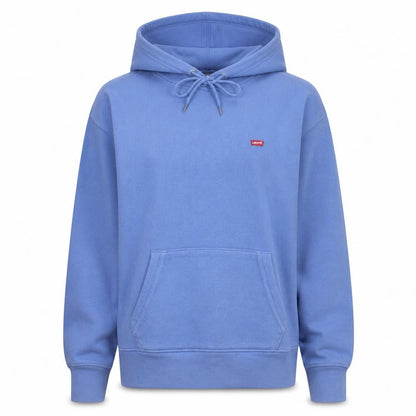Levi's Women's Blue Small Pullover Hoodie Cotton Casual