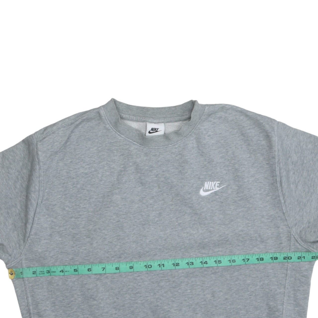 Nike Men's Grey Crew Neck Pullover Sweatshirt Size S