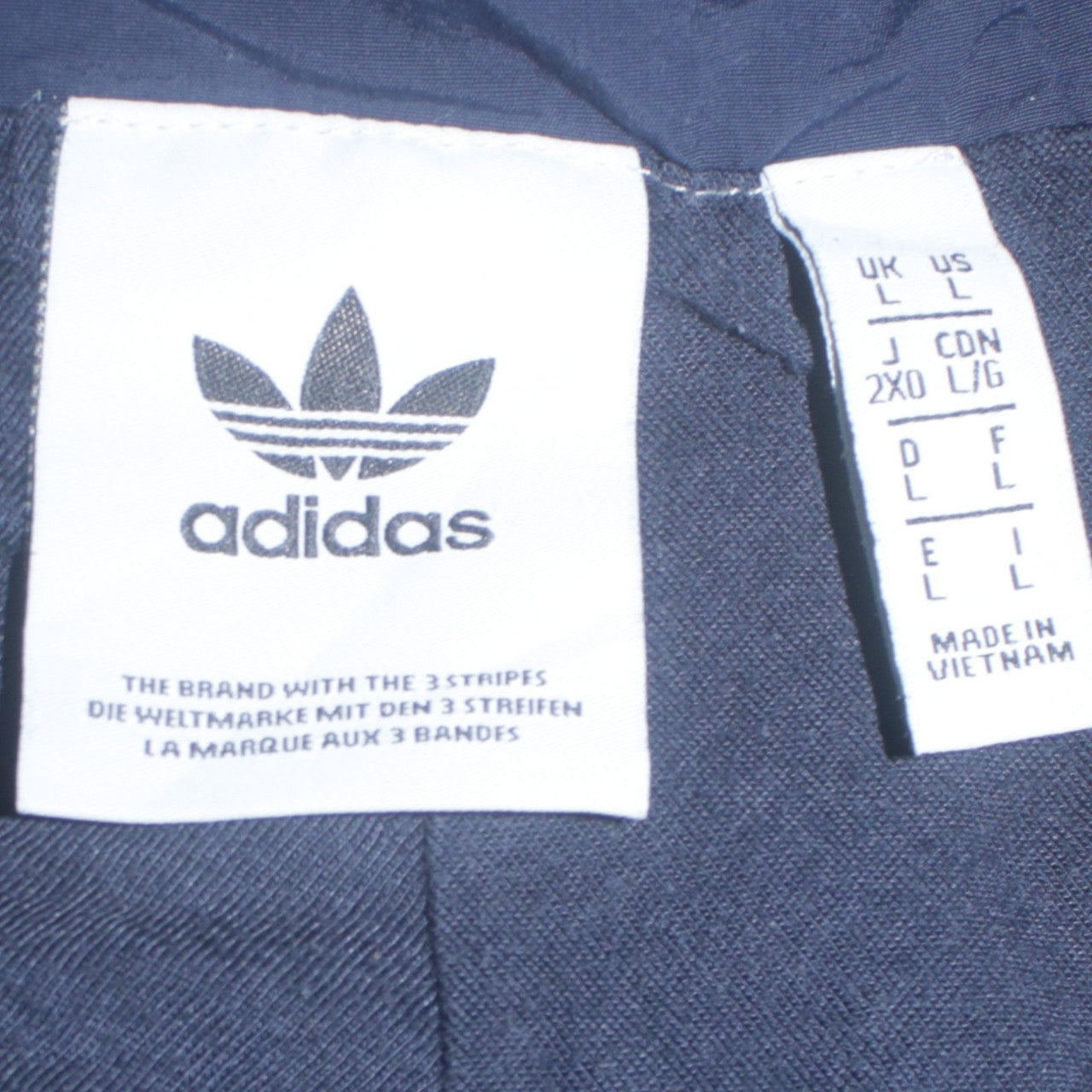 Adidas Mens Grey Blue 1/2 Zip Hoodie Size L Sportswear