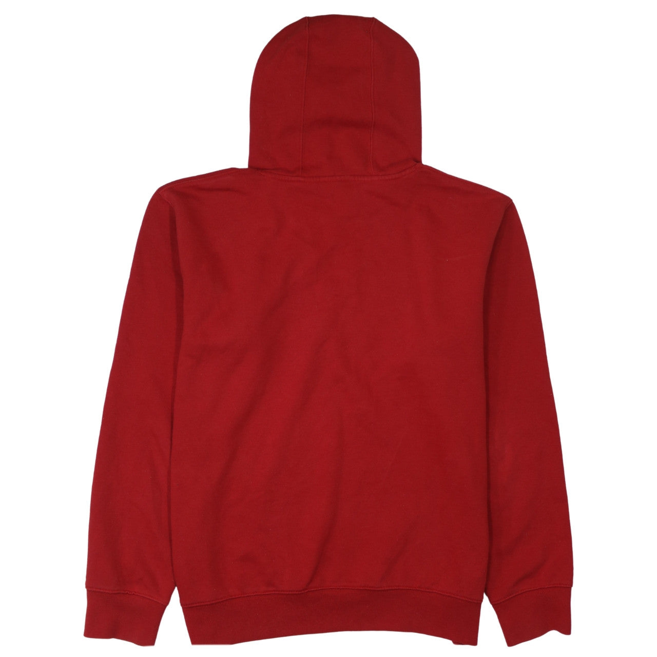 FILA Men’s Red Pullover Hoodie L Logo Fleece Sportswear