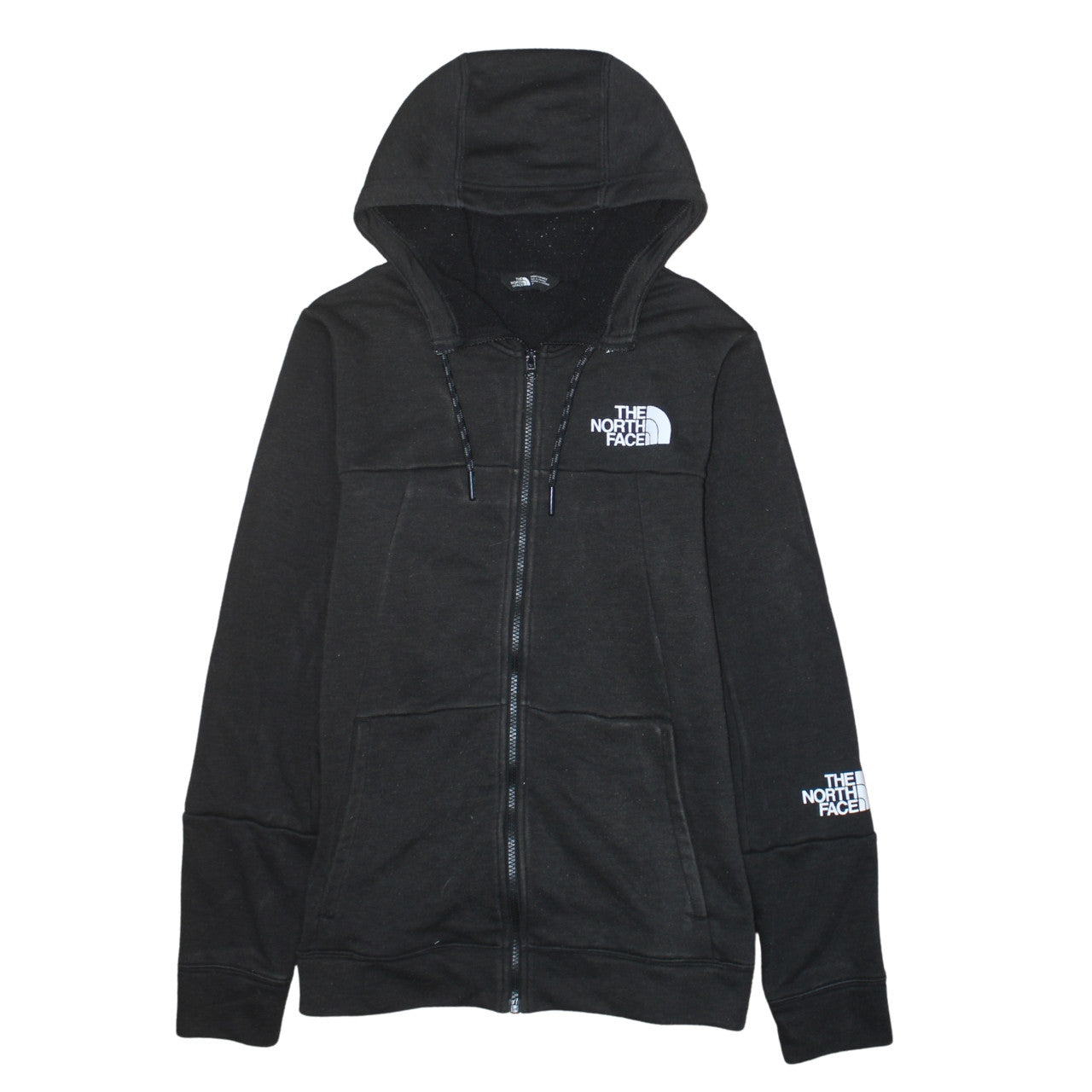 The North Face Men's Black Full Zip Hoodie Size S Outdoor Fleece