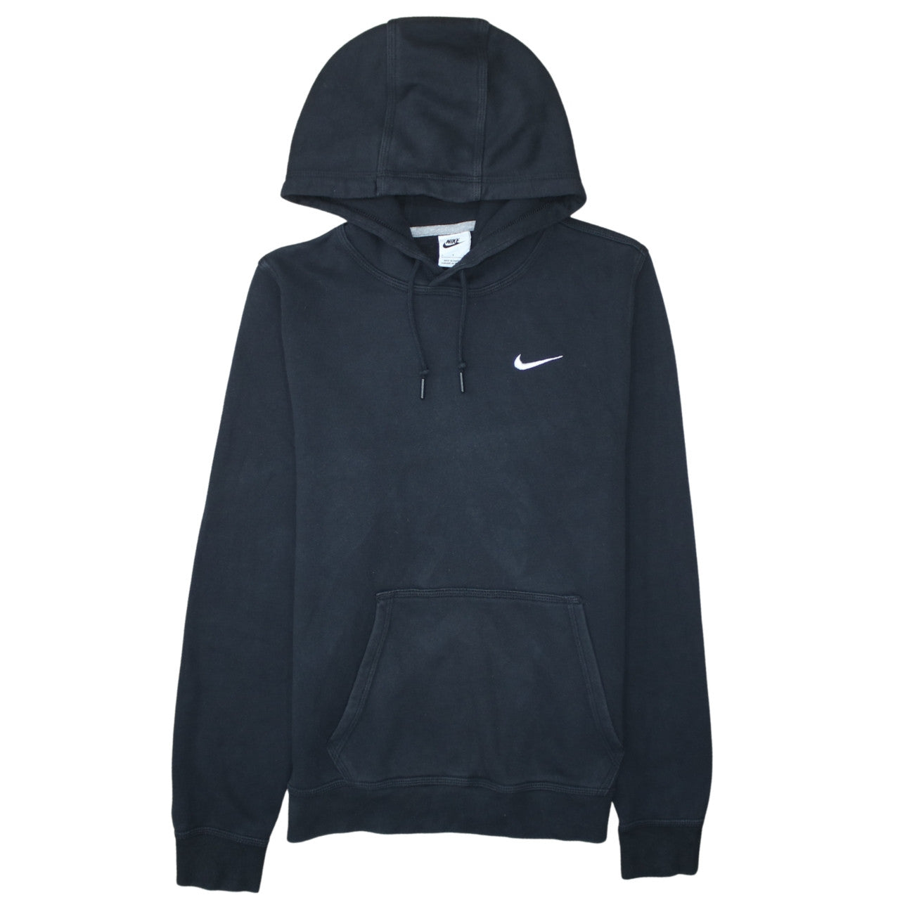 Nike Men's Black Small Pullover Hoodie Fleece Embroidered Logo