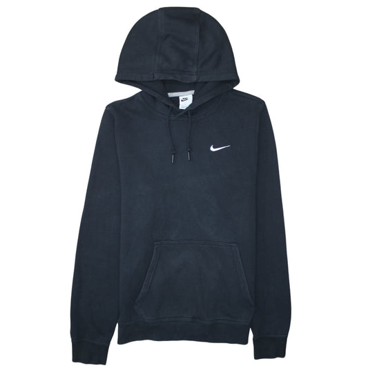 Nike Men's Black Small Pullover Hoodie Fleece Embroidered Logo