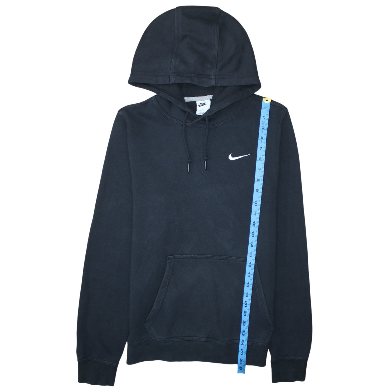 Nike Men's Black Small Pullover Hoodie Fleece Embroidered Logo