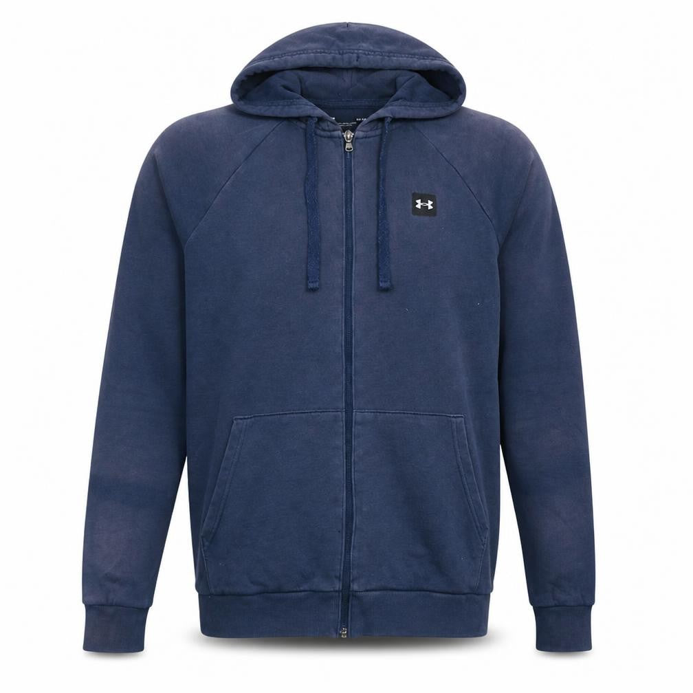 Under Armour Men’s Blue Full Zip Hoodie Size L Relaxed Fit
