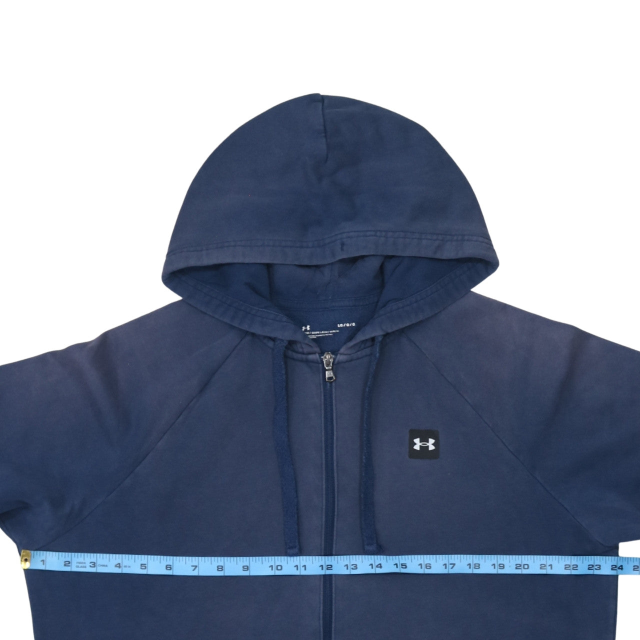 Under Armour Men’s Blue Full Zip Hoodie Size L Relaxed Fit
