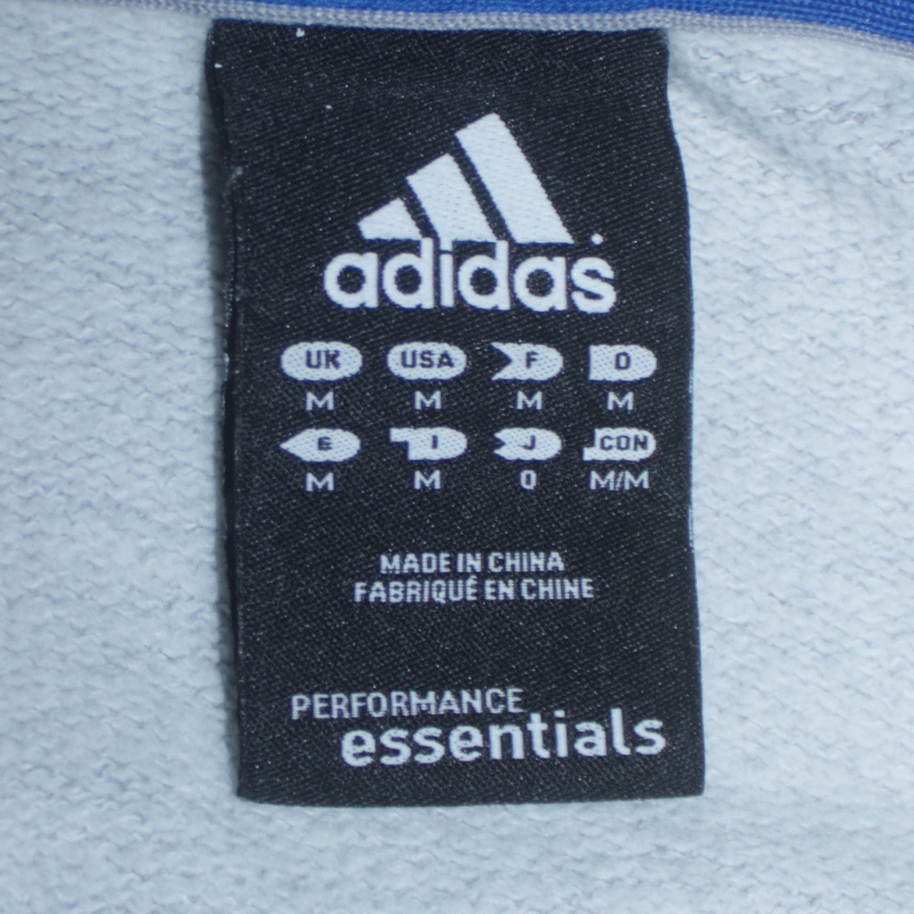 Adidas Men's Grey Pullover Sweatshirt M Sports Fleece Crew Neck