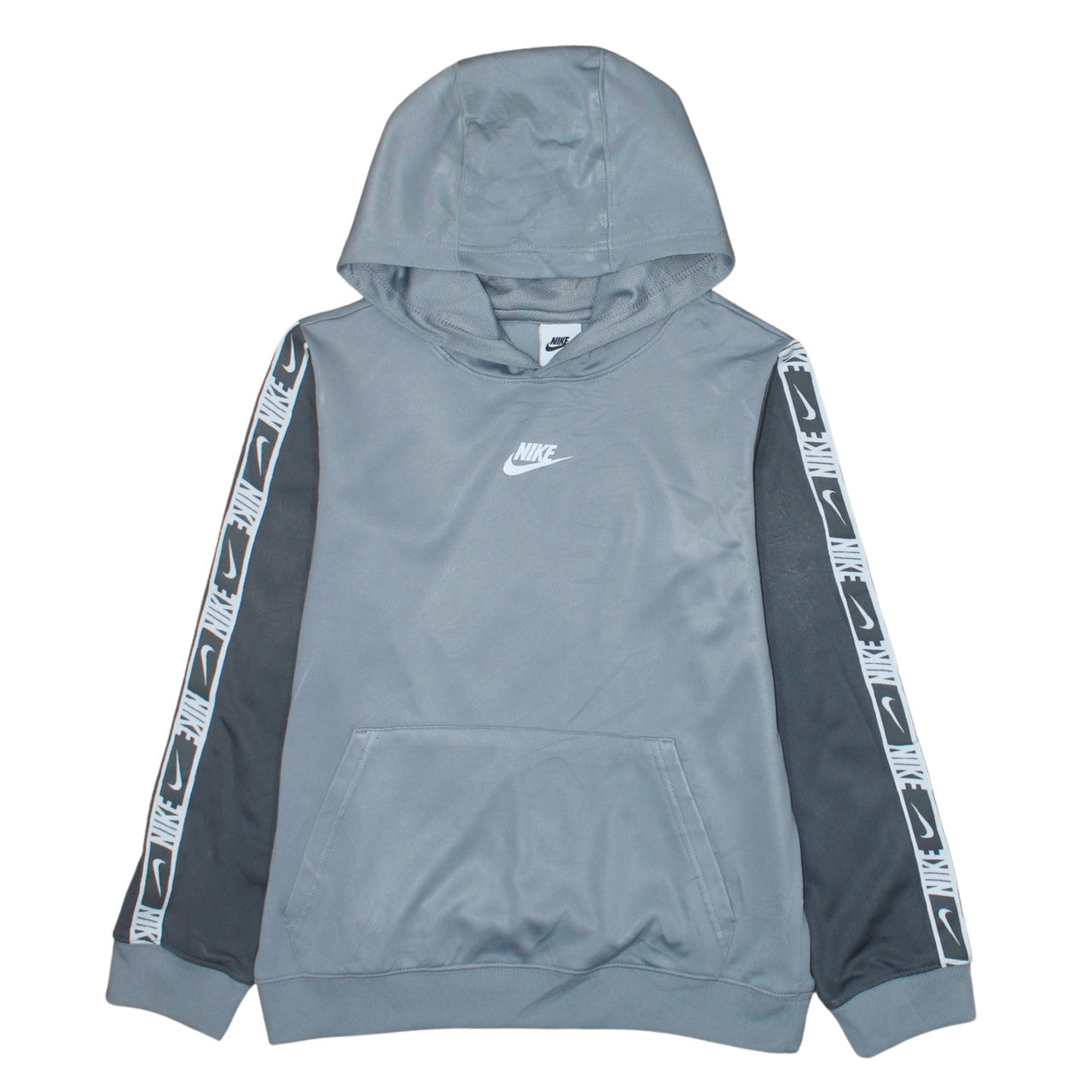 Nike Boys Grey Dri-FIT Pullover Hoodie L 147-158cm Sportswear