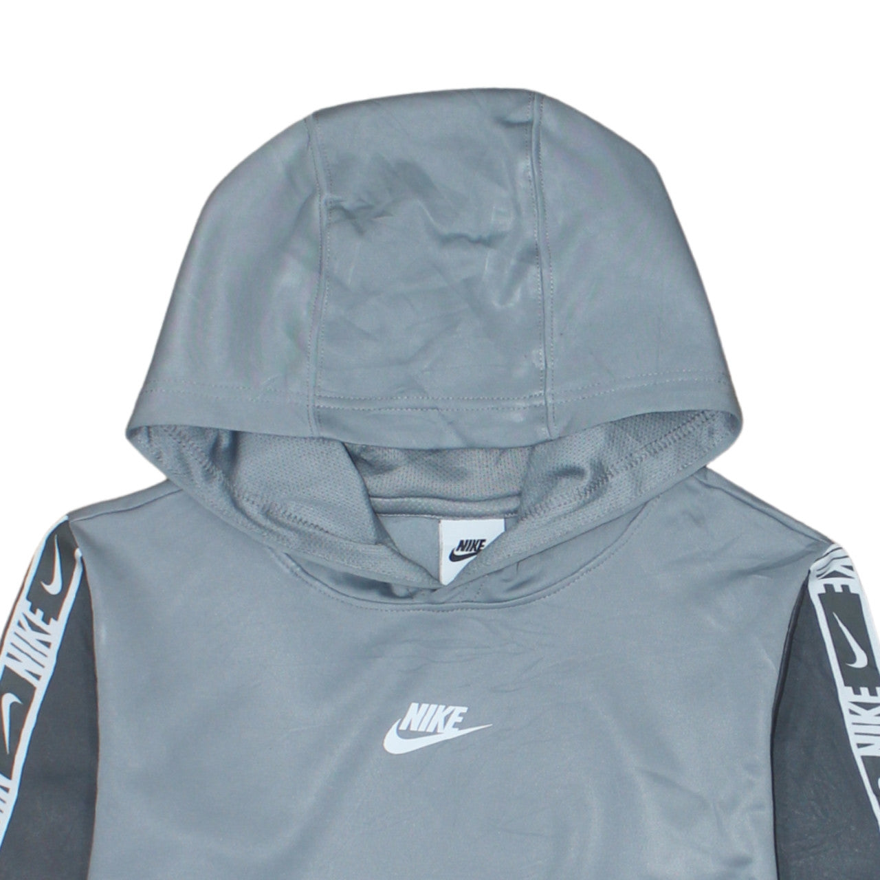 Nike Boys Grey Dri-FIT Pullover Hoodie L 147-158cm Sportswear