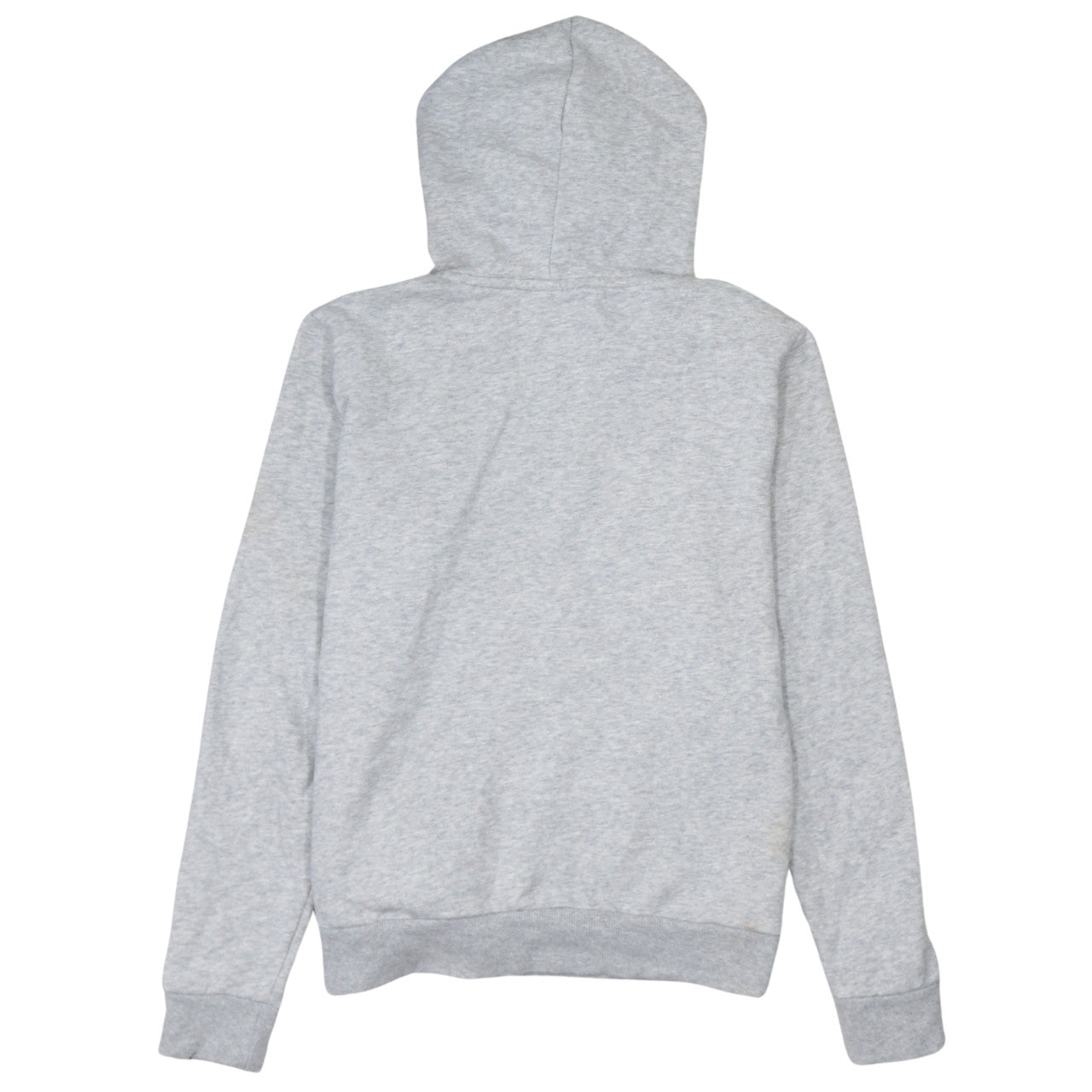 Puma Women Grey Logo Pullover Hoodie Size 14 Cotton Blend