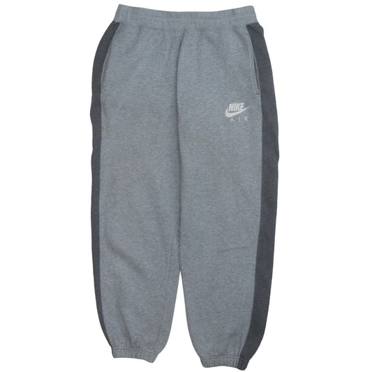 Nike Air Men's Grey Sweatpants M Regular Fit Elastic Waist