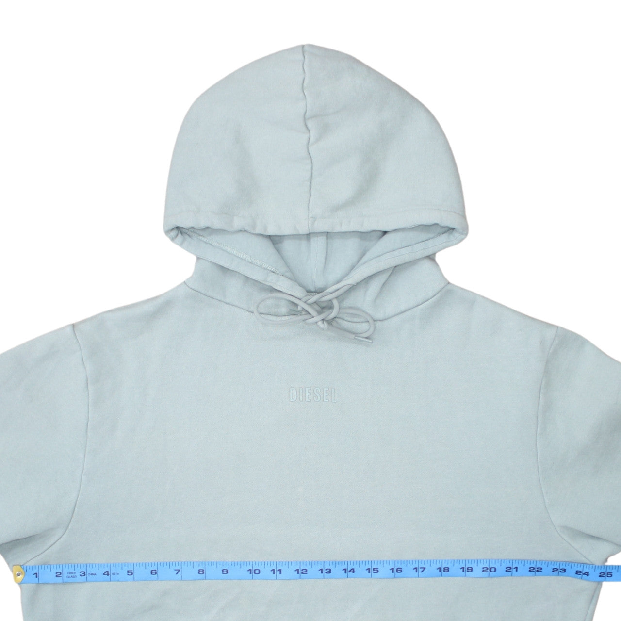 Diesel Men's Blue Pullover Hoodie Size M Regular Fit Fleece