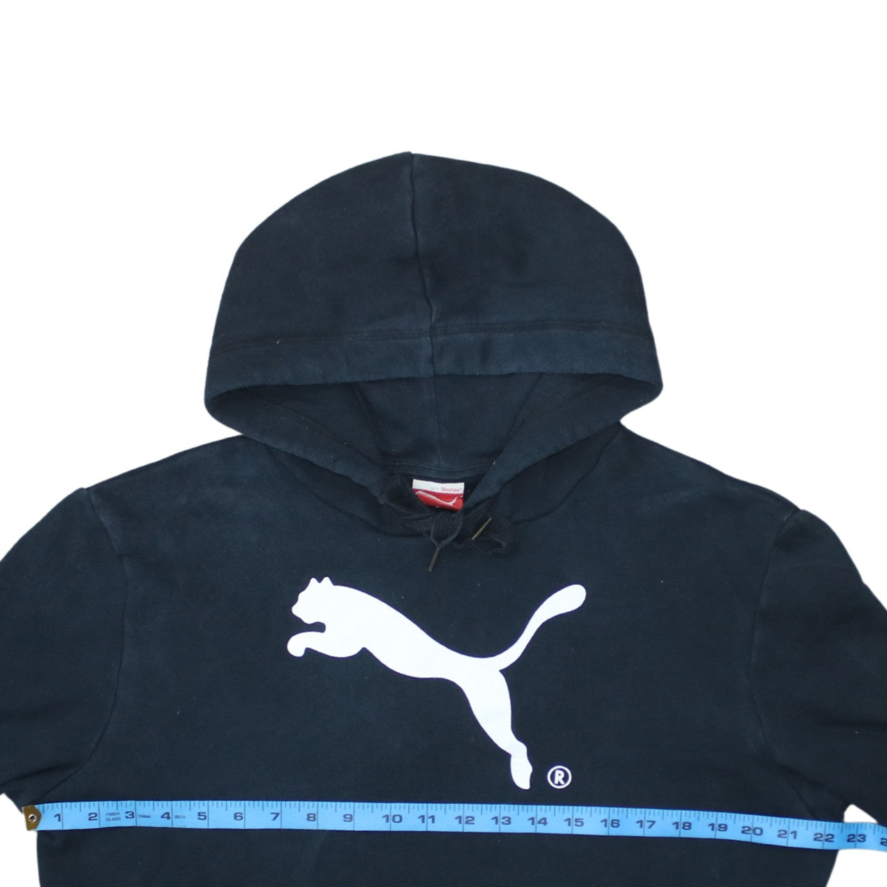 Puma Men Black Pullover Hoodie M Regular Fit Fleece Sportswear