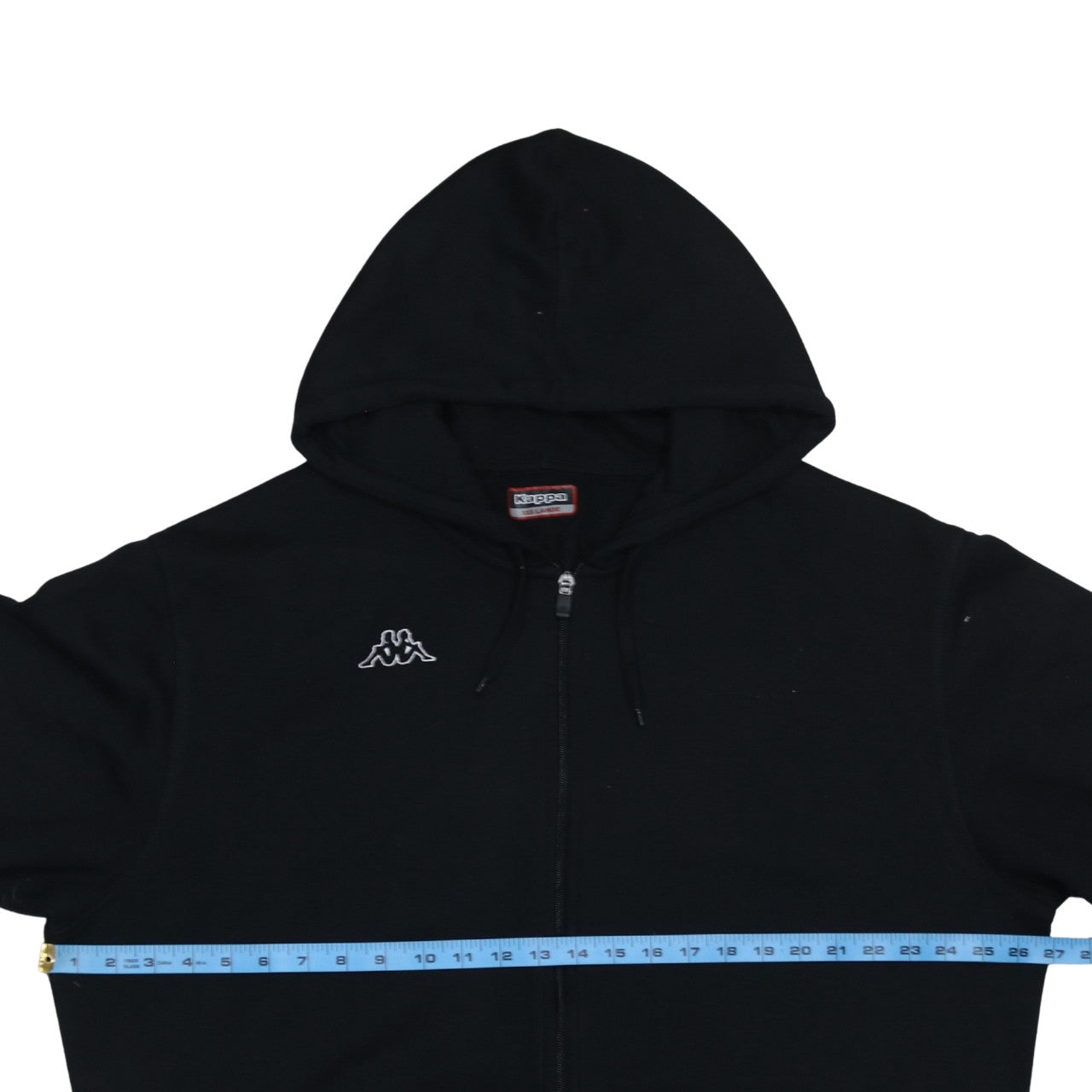 Kappa Men's Black 3XL Full Zip Hoodie Sweatshirt