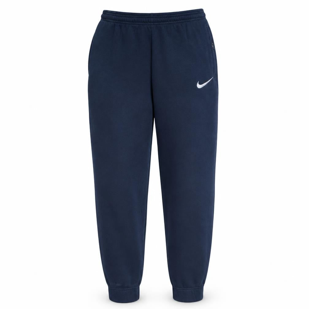 Nike Men's Blue Fleece Sweatpants M Regular Fit Casual Tapered