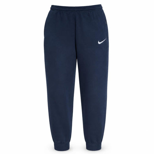 Nike Men's Blue Fleece Sweatpants M Regular Fit Casual Tapered