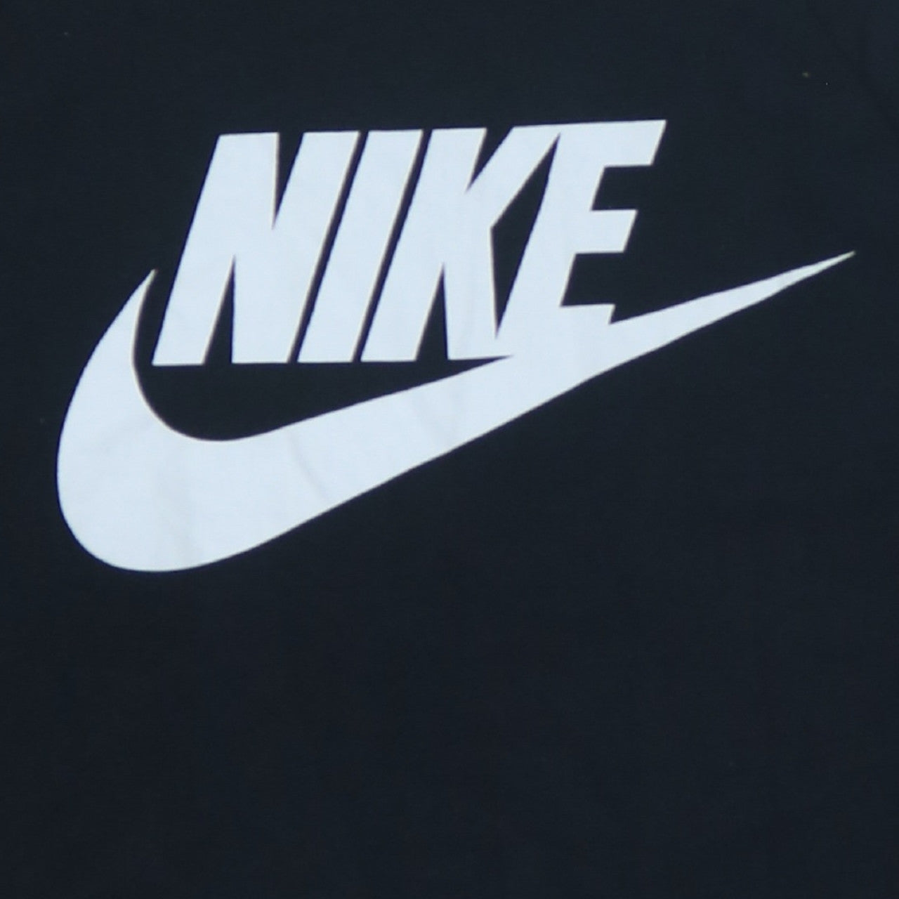 Nike Womens Black Small Pullover Crew Neck Logo Sweatshirt