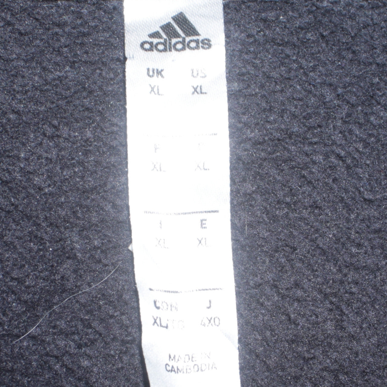 Adidas Womens Black XL Pullover Hoodie with Logo and Pockets