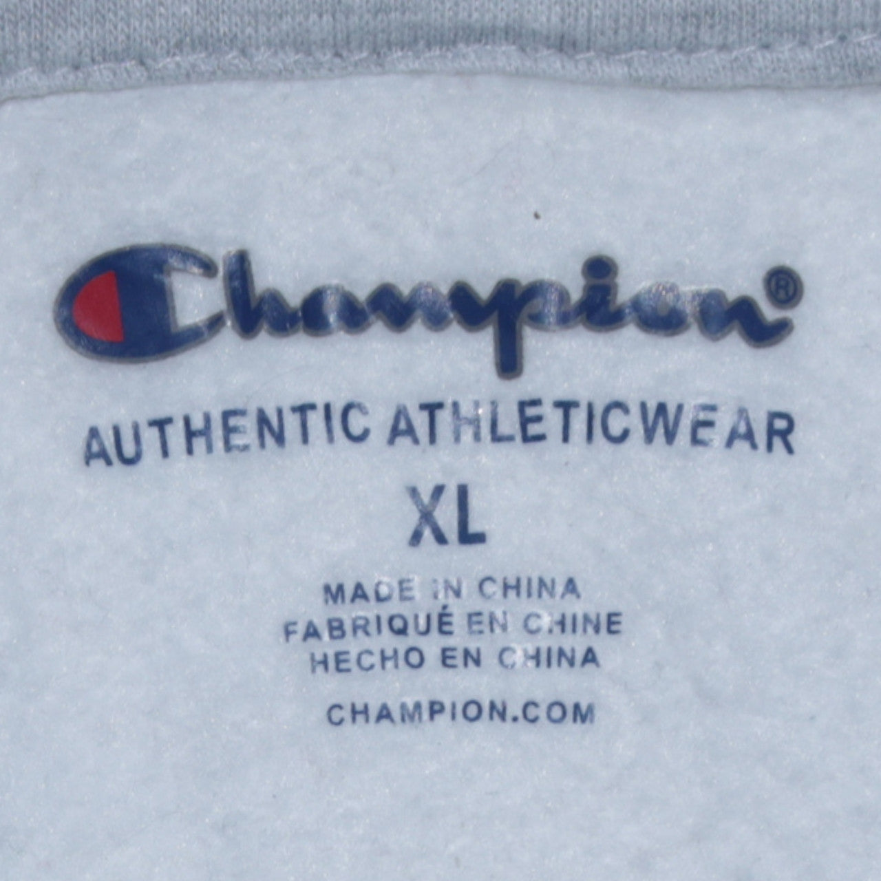 Champion Boys Ivory XL Pullover Hoodie Fleece Graphic Sweatshirt