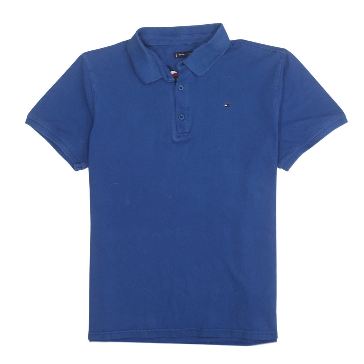 Tommy Hilfiger Boys Blue 176 Polo Shirt Cotton Short Sleeve Classic Fit